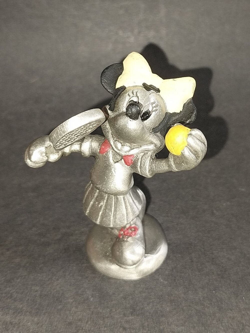Hudson Fine Pewter Minnie Mouse Tennis Figure